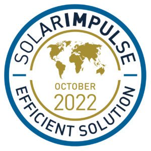 Solar impulse label for upcyclink